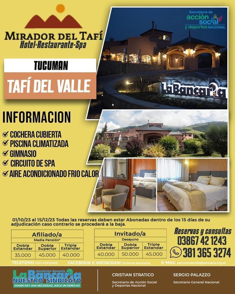Hotel Mirador del Tafí (Tafí del Valle - Tucumán)