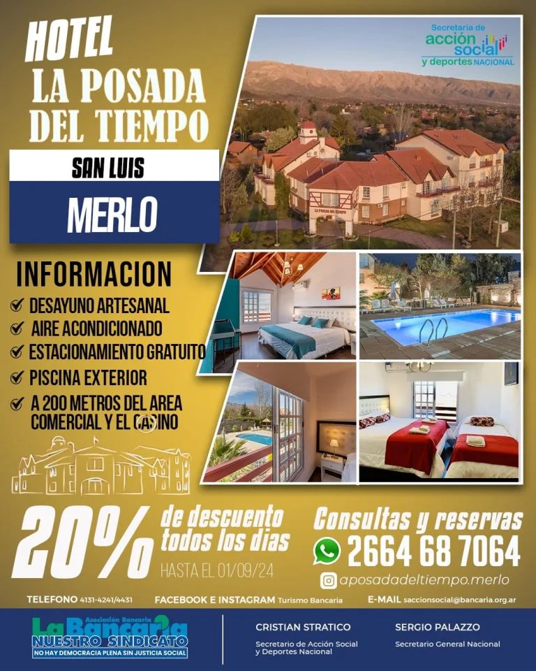 Hotel Posada del Tiempo (Merlo - San Luis)